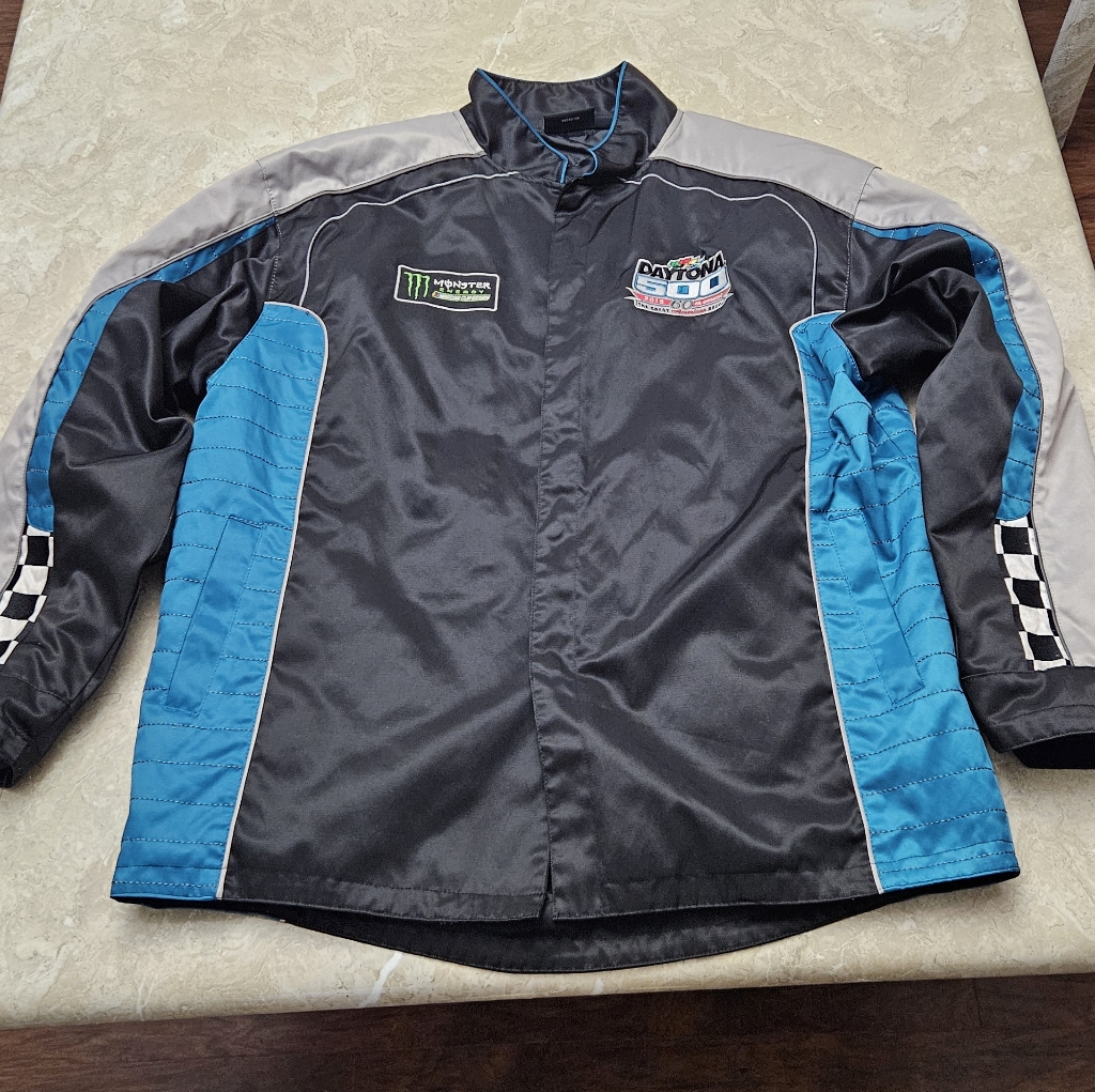 Nascar Black And Blue Performance Jacket